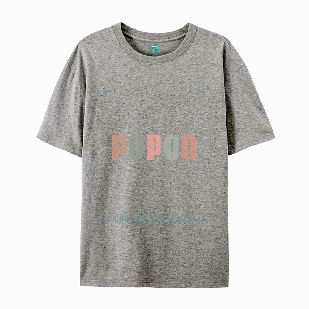 27 Colors Unisex Fit Classic Pure Cotton T-shirt Round Neck Short-slee