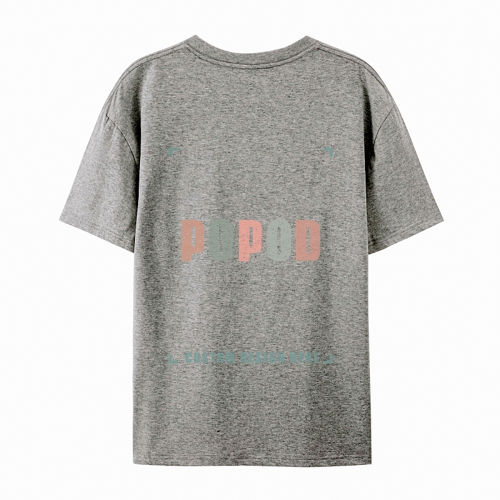 27 Colors Unisex Fit Classic Pure Cotton T-shirt Round Neck Short-sleeved Tee Super Soft Texture | 180g & 27-colour | PP0248