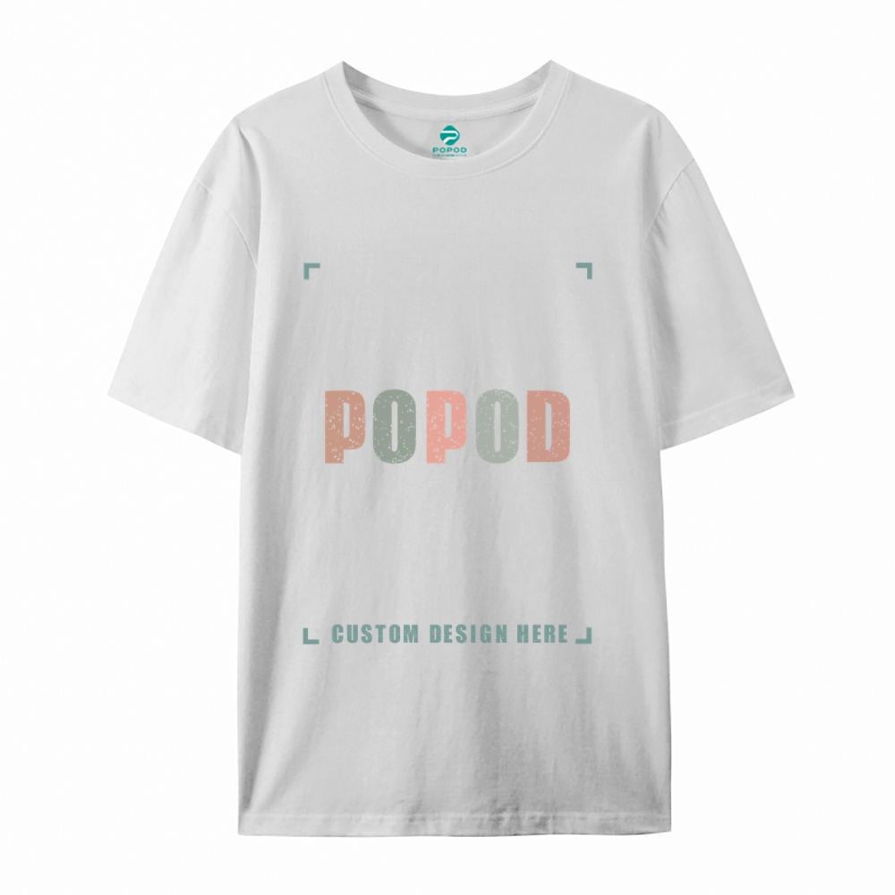 27 Colors Unisex Fit Classic Pure Cotton T-shirt Round Neck Short-slee
