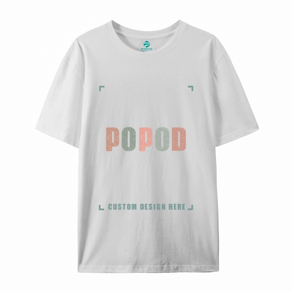 27 Colors Unisex Fit Classic Pure Cotton T-shirt Round Neck Short-slee