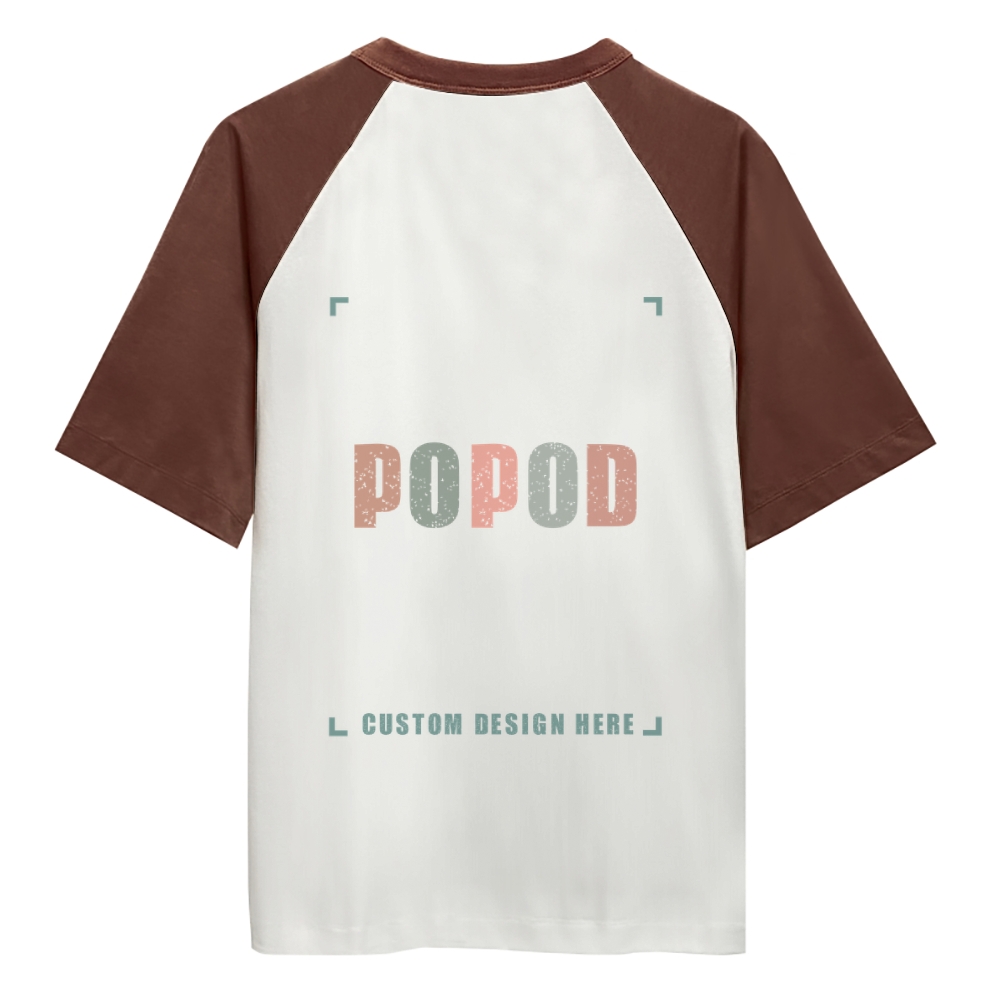 5 Colors Unisex Fit Classic Retro Style T-shirt Pure Cotton Round Neck Short-sleeved Tee Super Soft Texture | 220g & 5-colour | PP0235