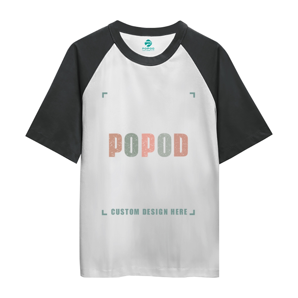 5 Colors Unisex Fit Classic Retro Style T-shirt Pure Cotton Round Neck