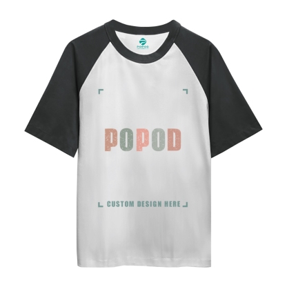 5 Colors Unisex Fit Classic Retro Style T-shirt Pure Cotton Round Neck Short-sleeved Tee Super Soft Texture | 220g & 5-colour | PP0235