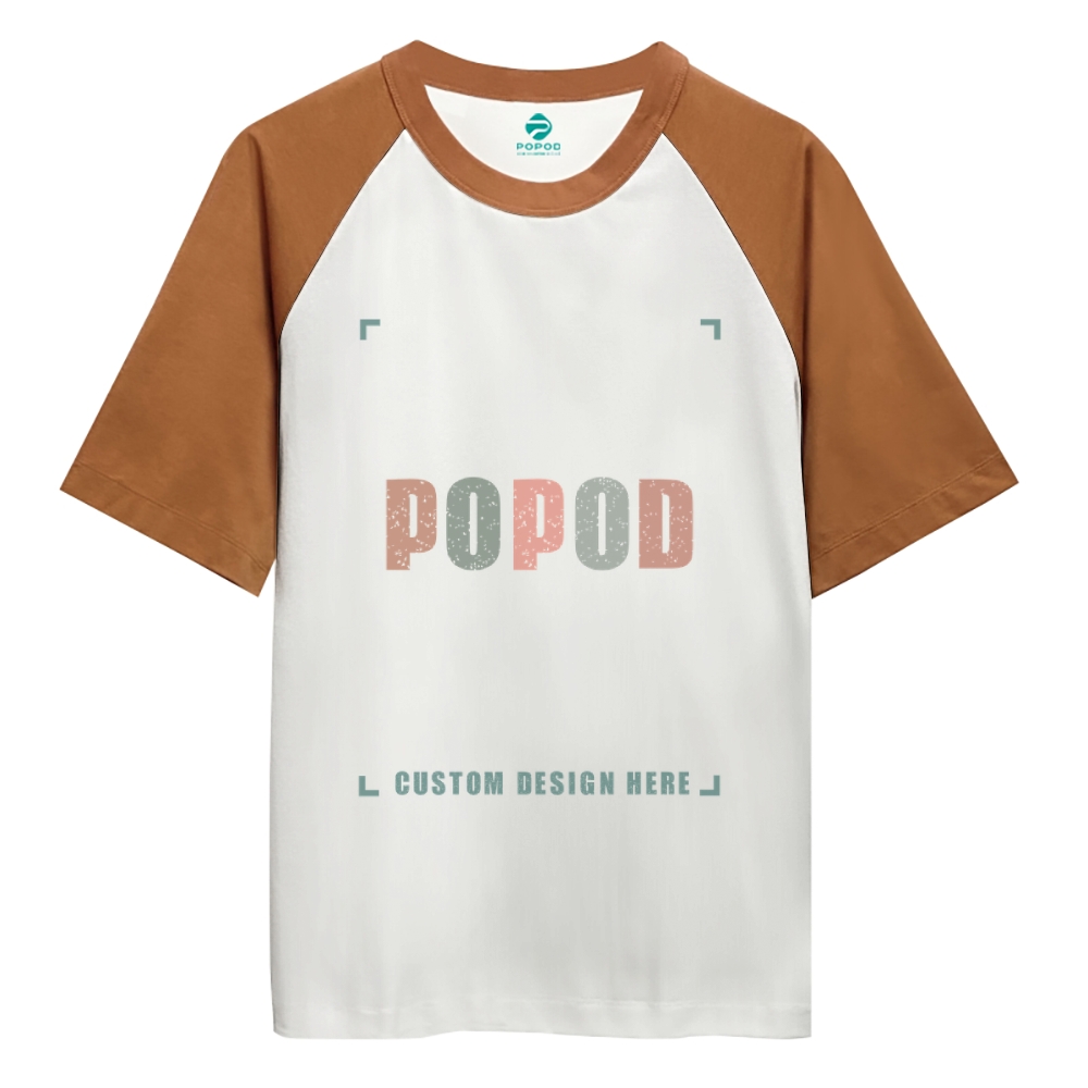 5 Colors Unisex Fit Classic Retro Style T-shirt Pure Cotton Round Neck
