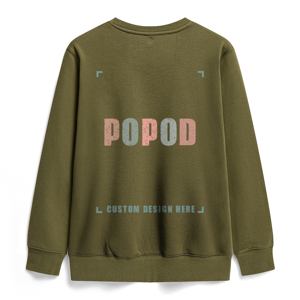 18 Colors Unisex Fit Polar Fleece Round Neck Sweatshirt Super Soft Texture | 350g & 18-colour | PP0741