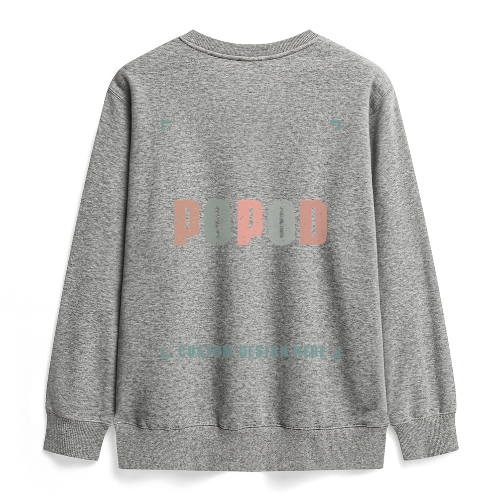 18 Colors Unisex Fit Polar Fleece Round Neck Sweatshirt Super Soft Texture | 350g & 18-colour | PP0741