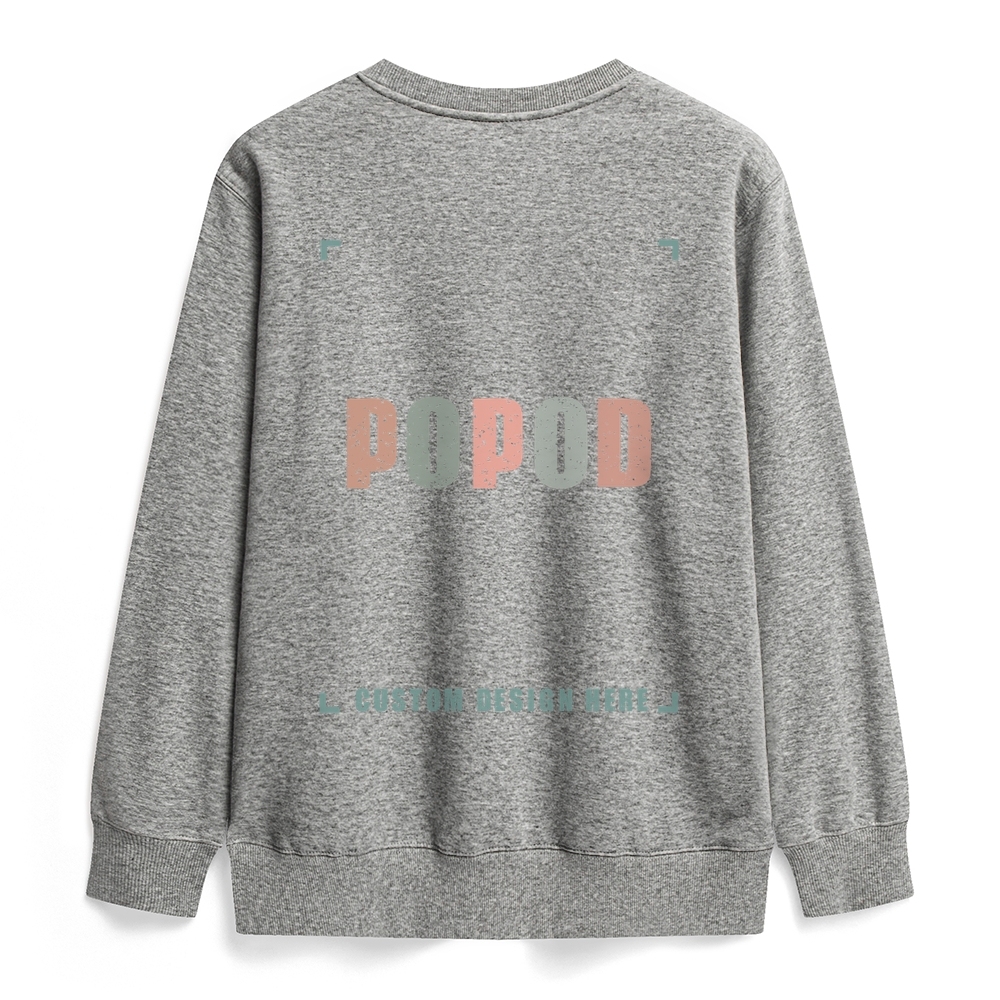 18 Colors Unisex Fit Polar Fleece Round Neck Sweatshirt Super Soft Texture | 350g & 18-colour | PP0741