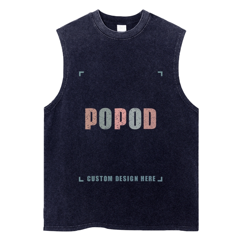 5 Colors Unisex Fit Classic Washed Vests Super Soft Texture | 250g & 5-colour | PP3765