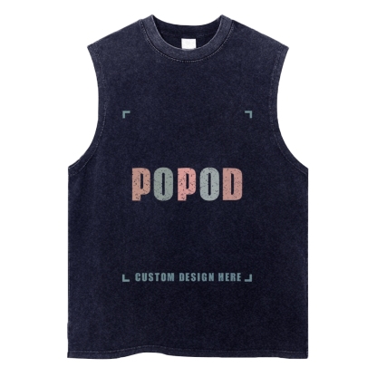 5 Colors Unisex Fit Classic Washed Vests Super Soft Texture | 250g & 5-colour | PP3765