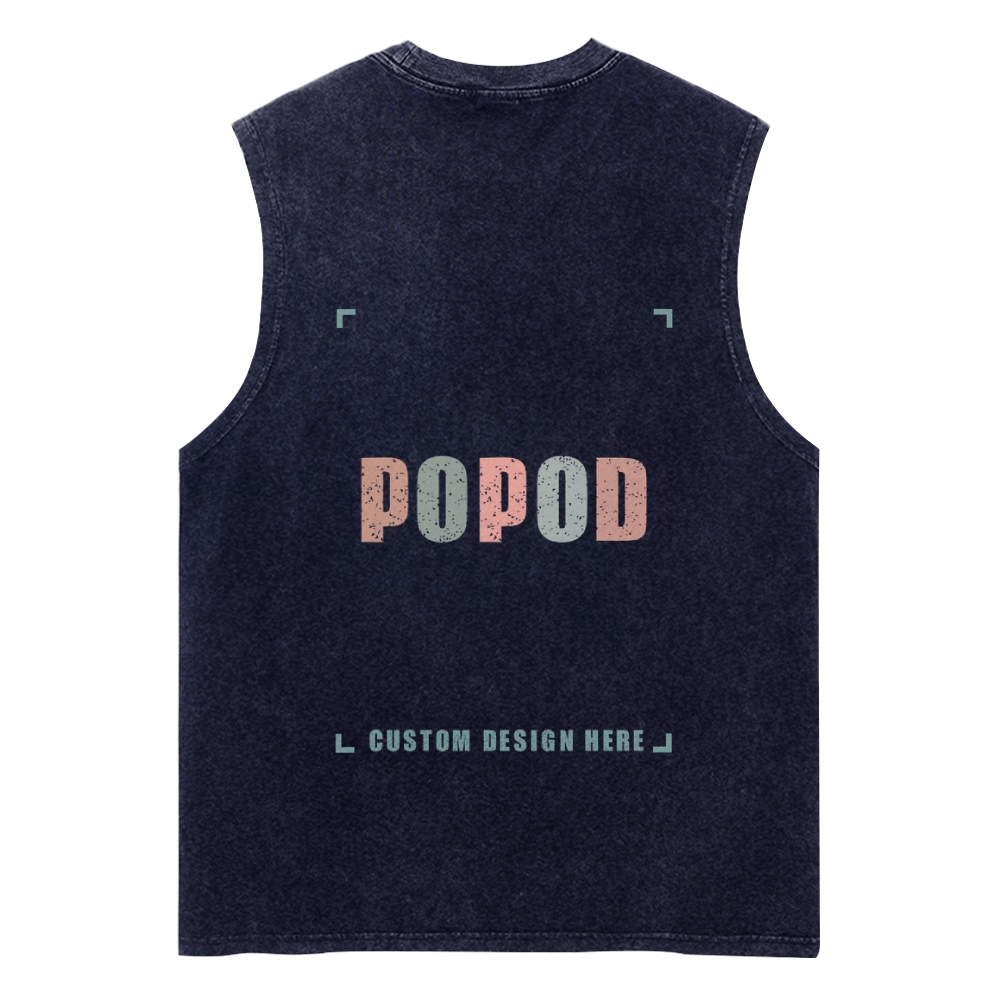 5 Colors Unisex Fit Classic Washed Vests Super Soft Texture | 250g & 5-colour | PP3765