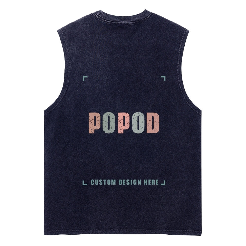5 Colors Unisex Fit Classic Washed Vests Super Soft Texture | 250g & 5-colour | PP3765