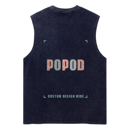 5 Colors Unisex Fit Classic Washed Vests Super Soft Texture | 250g & 5-colour | PP3765