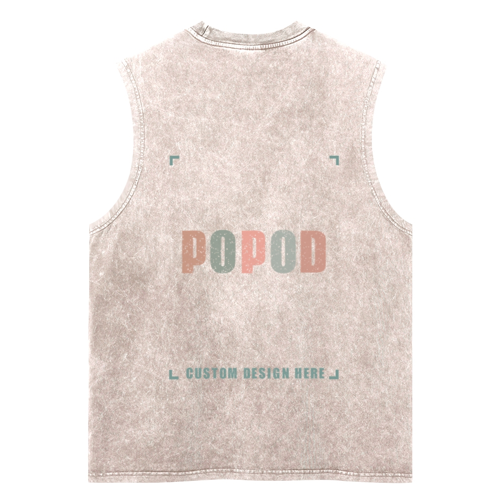 5 Colors Unisex Fit Classic Washed Vests Super Soft Texture | 250g & 5-colour | PP3765