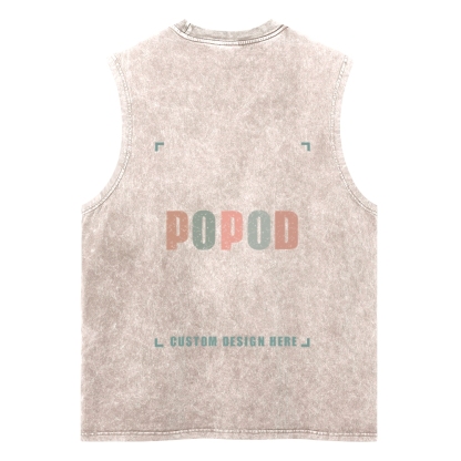 5 Colors Unisex Fit Classic Washed Vests Super Soft Texture | 250g & 5-colour | PP3765