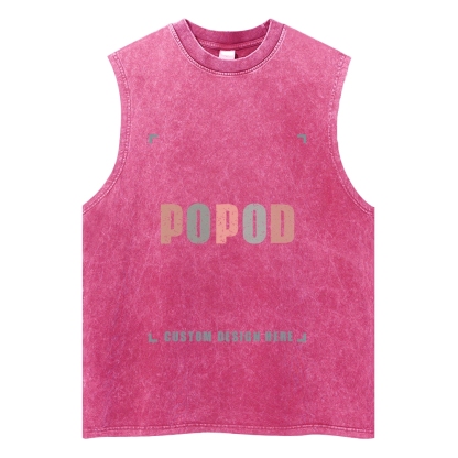 5 Colors Unisex Fit Classic Washed Vests Super Soft Texture | 250g & 5-colour | PP3765