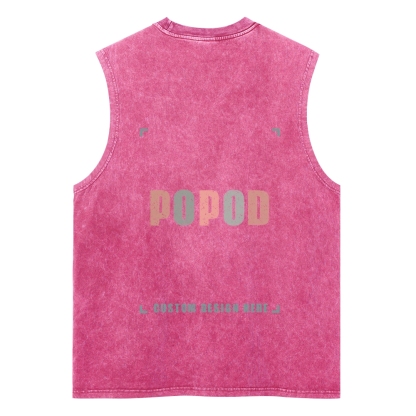 5 Colors Unisex Fit Classic Washed Vests Super Soft Texture | 250g & 5-colour | PP3765