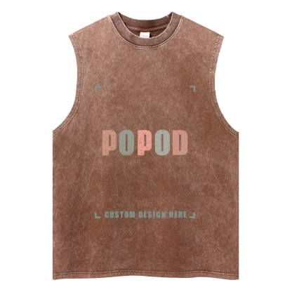5 Colors Unisex Fit Classic Washed Vests Super Soft Texture | 250g & 5-colour | PP3765