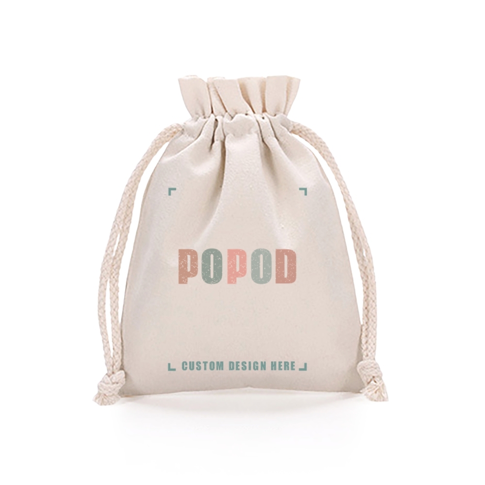 2 Colors Reusable Gift Bag Drawstring Closure | PP3748