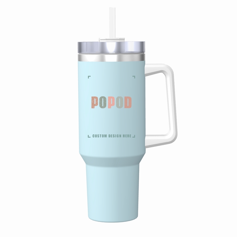 7 Colors 40oz Travel Tumbler With Lid And Handle Stainless Steel Water Bottle | PP4711
