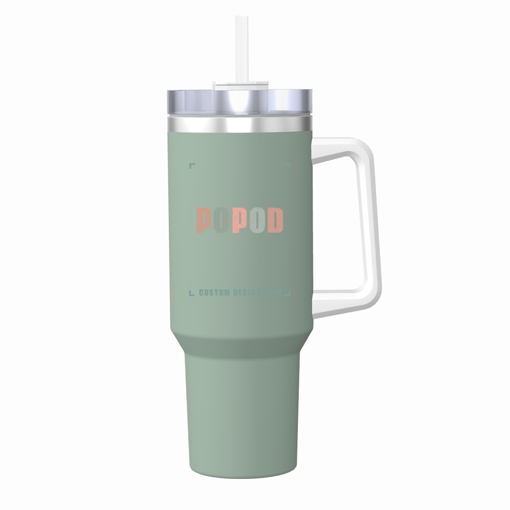 7 Colors 40oz Travel Tumbler With Lid And Handle Stainless Steel Water Bottle | PP4711