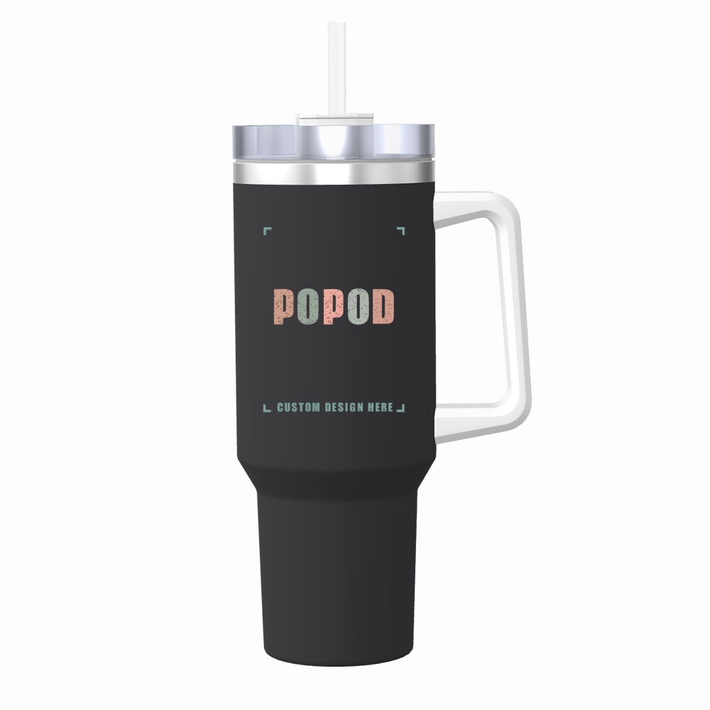 7 Colors 40oz Travel Tumbler With Lid And Handle Stainless Steel Water Bottle | PP4711