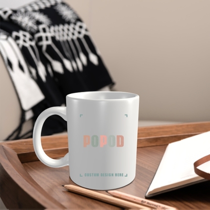 11oz Coffee Mug With Handle Ceramic Cup | PP4742