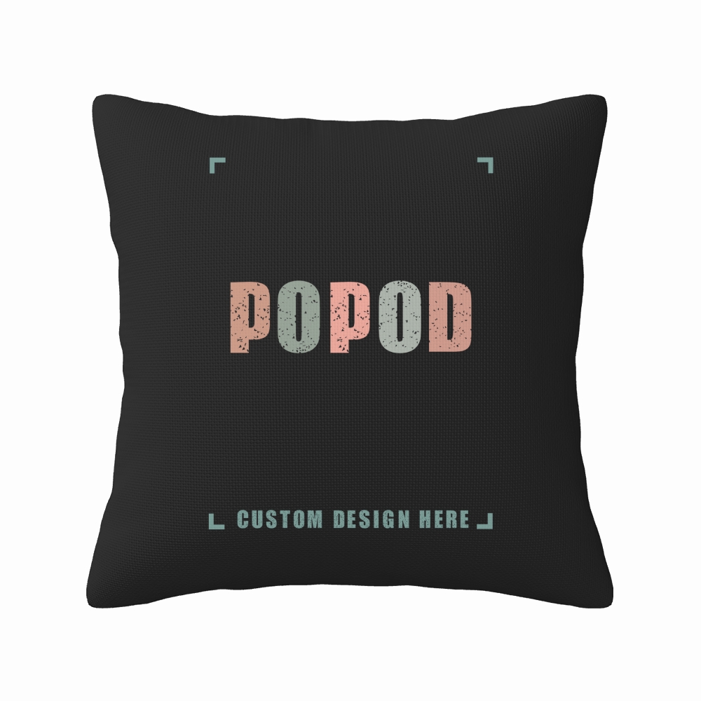 6 Colors Linen Cotton Square Pillow With core  | PP5303