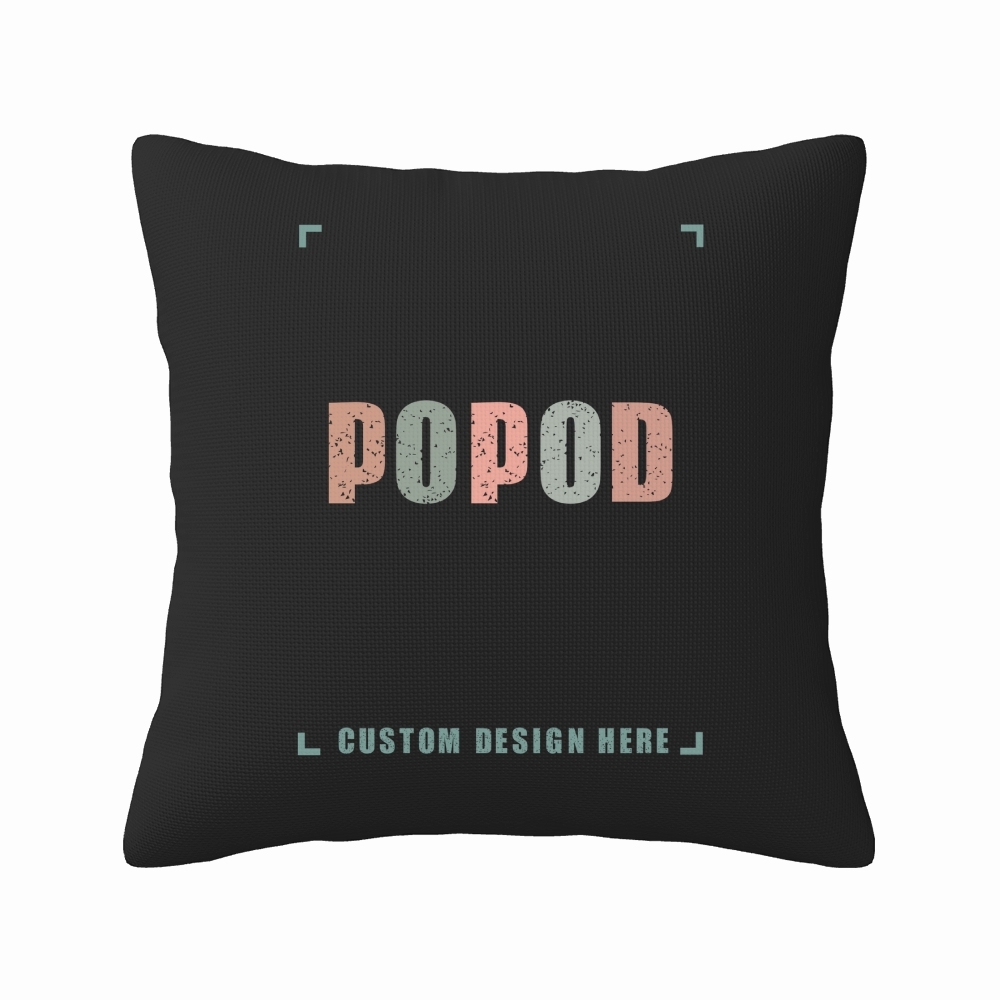 6 Colors Linen Cotton Square Pillow With core  | PP5303