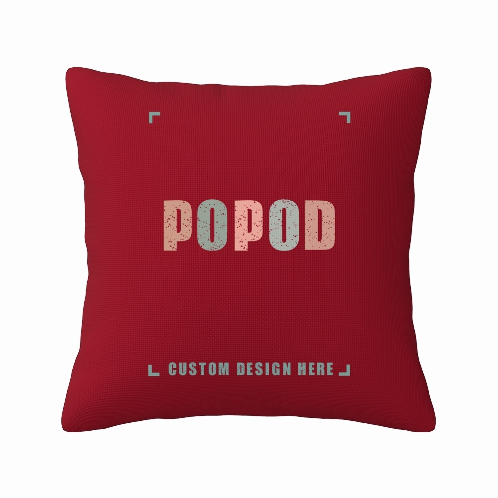 6 Colors Linen Cotton Square Pillow With core  | PP5303