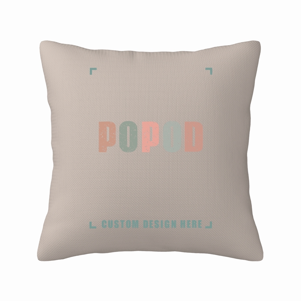 6 Colors Linen Cotton Square Pillow With core  | PP5303