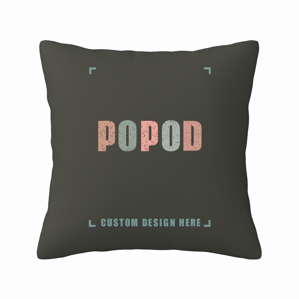 6 Colors Linen Cotton Square Pillow With core  | PP5303