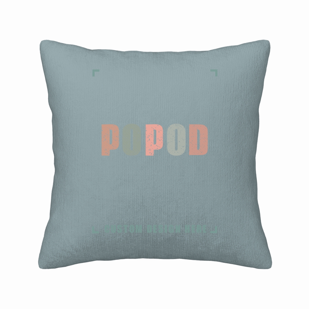 6 Colors Linen Cotton Square Pillow With core  | PP5303