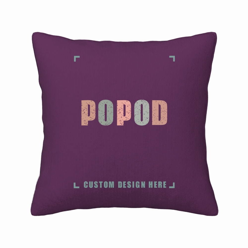 6 Colors Linen Cotton Square Pillow With core  | PP5303