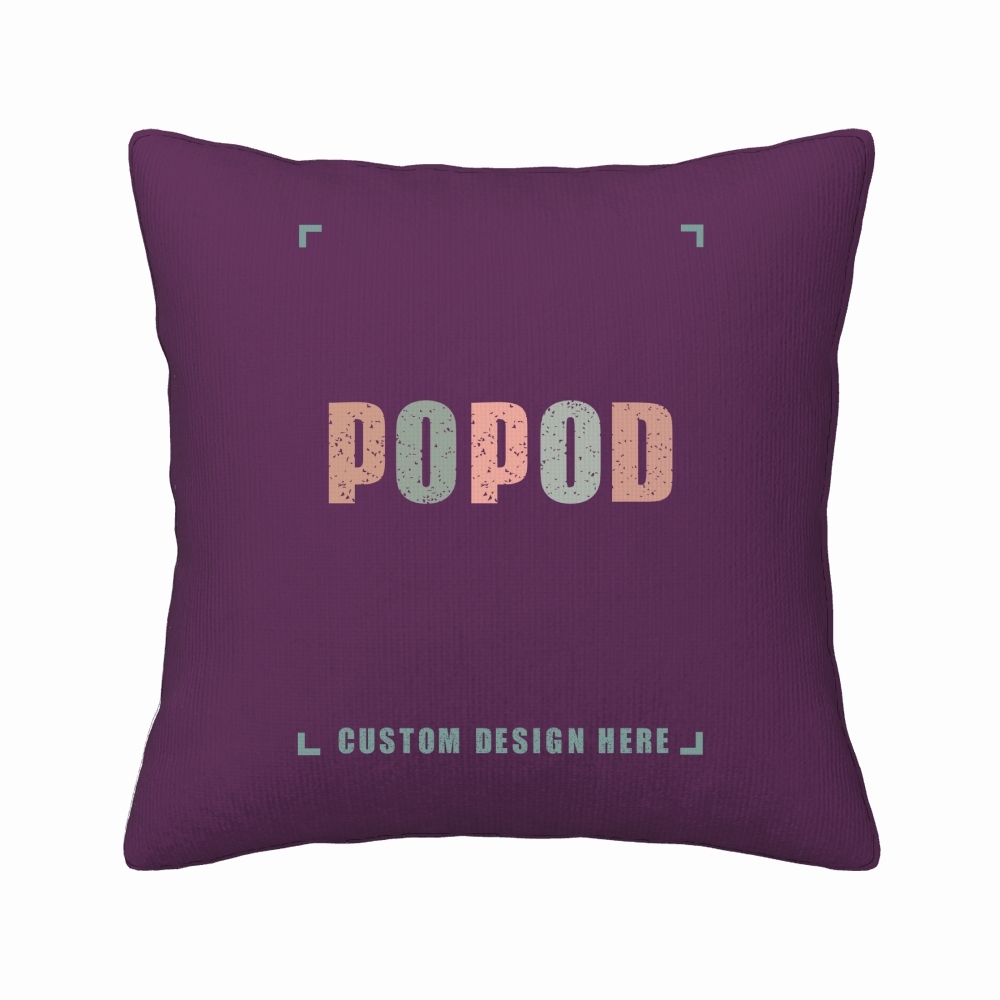 6 Colors Linen Cotton Square Pillow With core  | PP5303