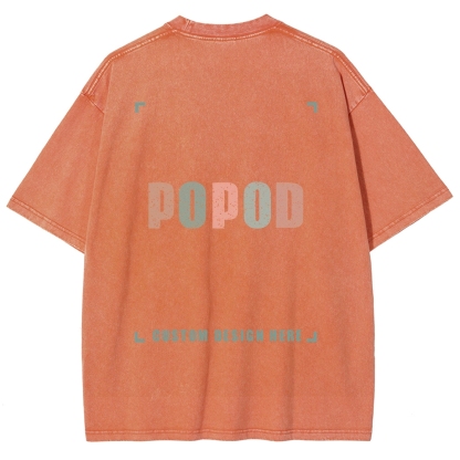 12 Colors Unisex Fit Vintage T-shirt Pure Cotton Round Neck Short-sleeved Tee Retro Style Super Soft Texture | 250g & 12-colour | PP1870
