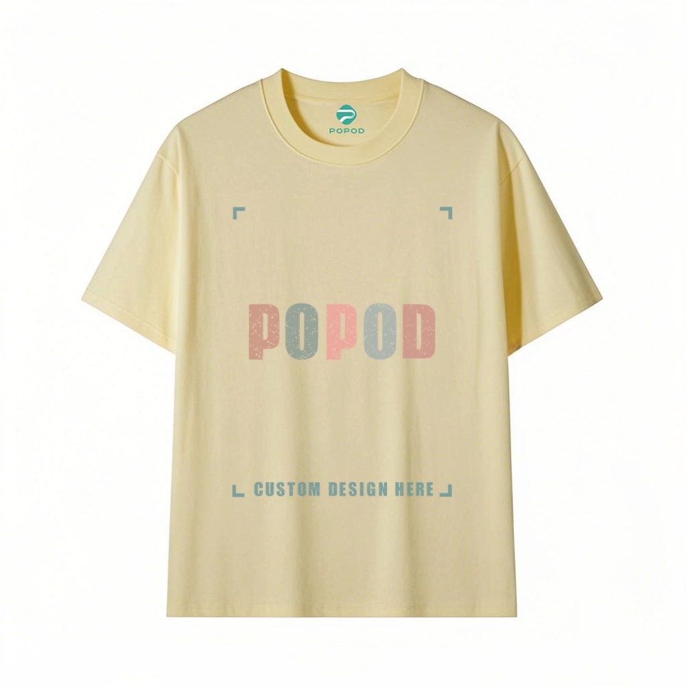 10 Colors Unisex Fit Classic Pure Cotton Round Neck T-shirt Soft Textu