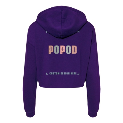 10 Colors Women's short Fleece Hoodie PP9629