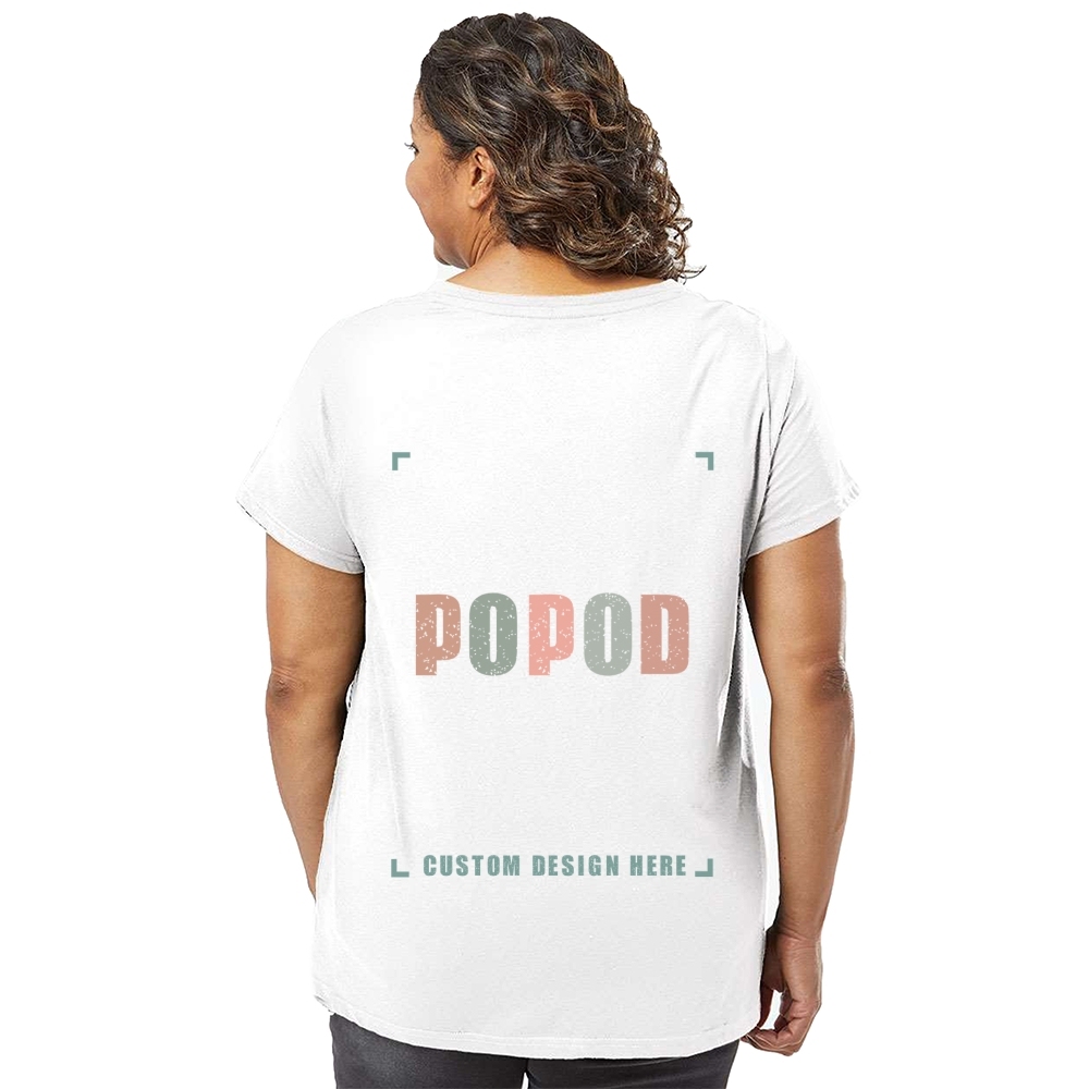 6 Colors Women's Slim Fit Cotton V-Neck Tee PP1074