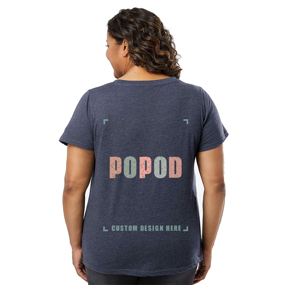 6 Colors Women's Slim Fit Cotton V-Neck Tee PP1074