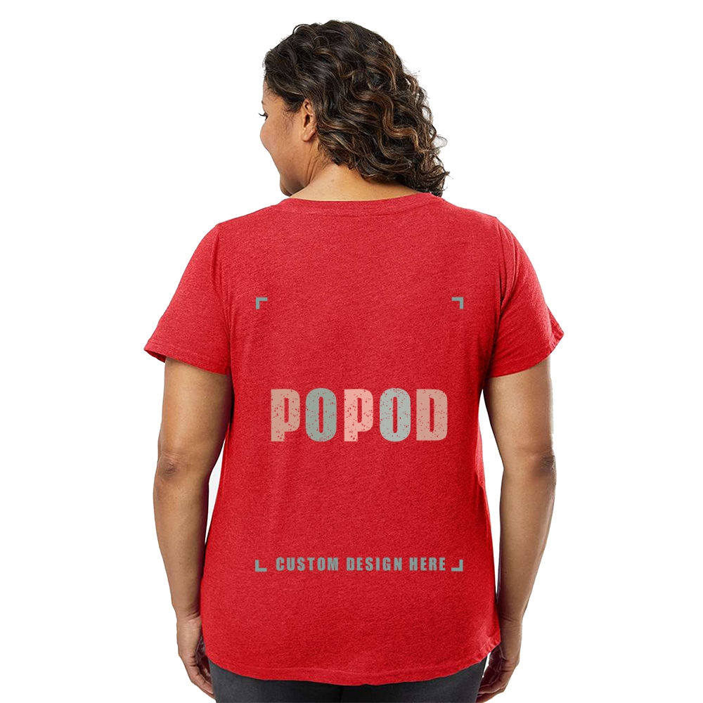 6 Colors Women's Slim Fit Cotton V-Neck Tee PP1074