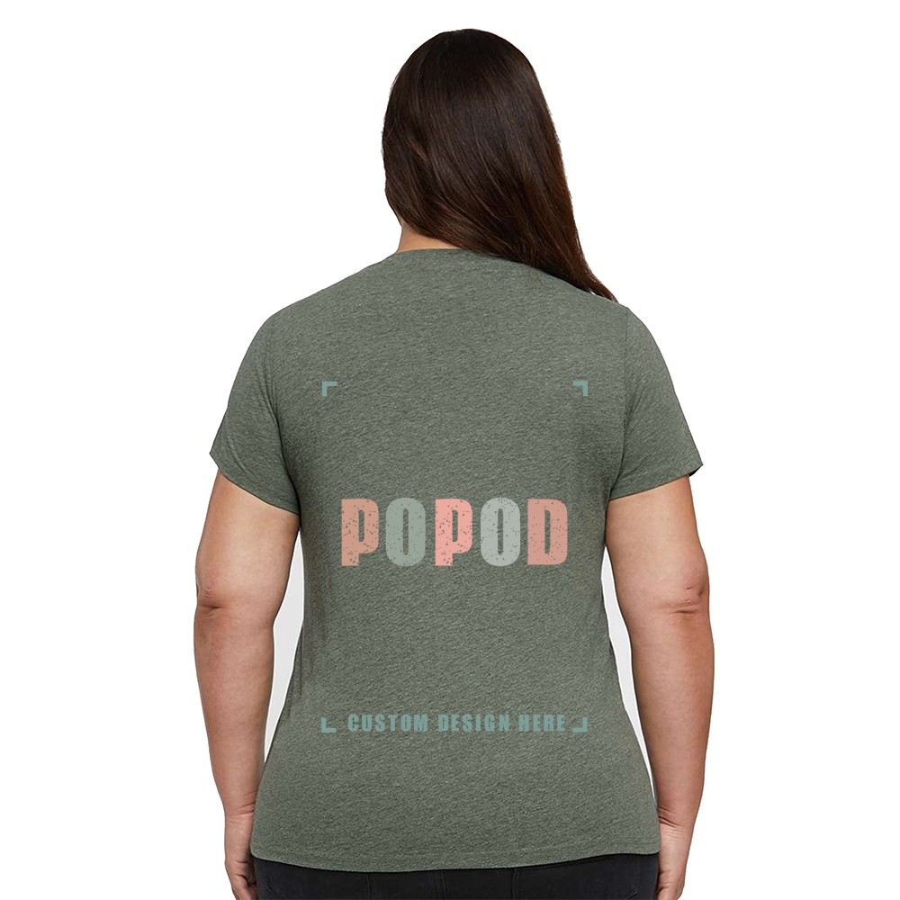 6 Colors Women's Slim Fit Cotton V-Neck Tee PP1074