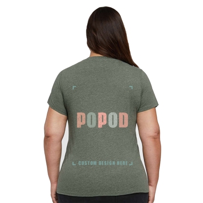 6 Colors Women's Slim Fit Cotton V-Neck Tee PP1074