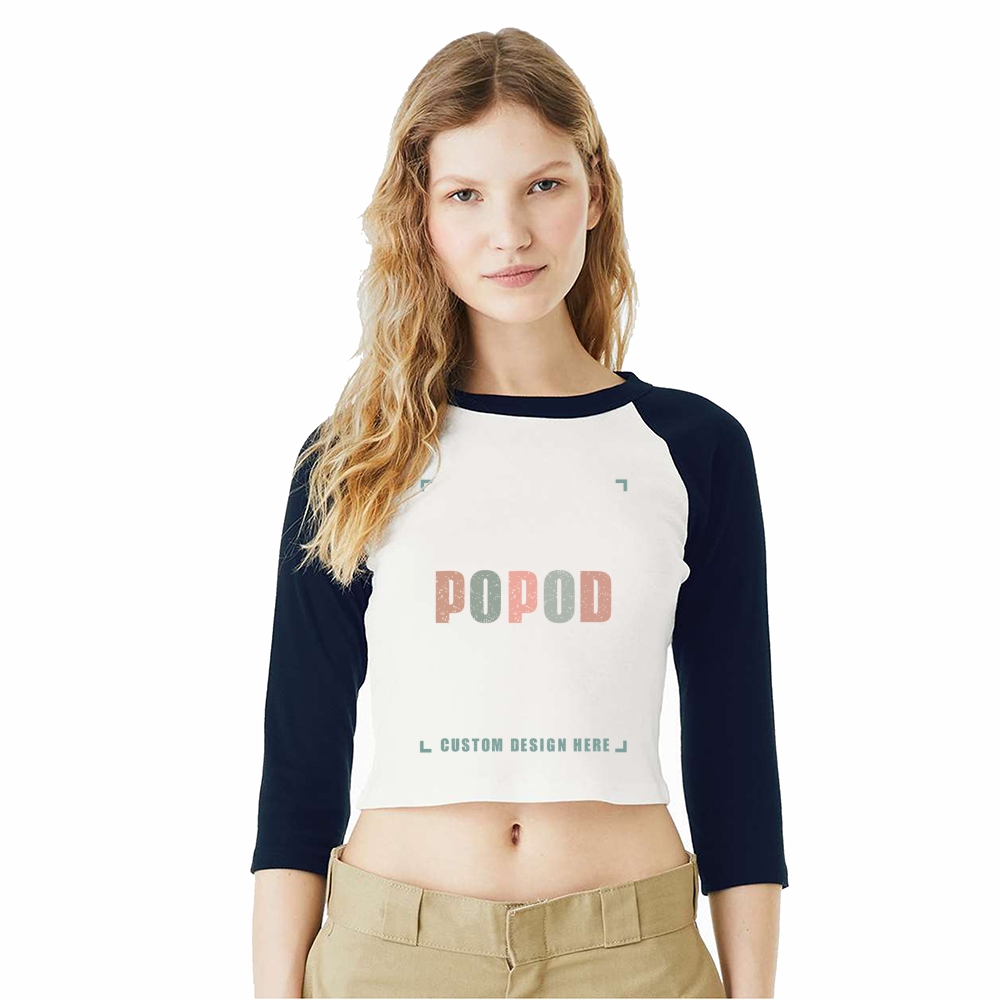 7 Colors Women's Micro Rib Patchwork Short Sleeve Tee PP1128