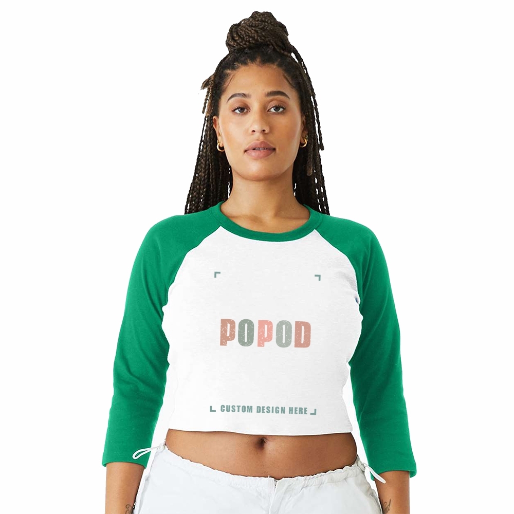 7 Colors Women's Micro Rib Patchwork Short Sleeve Tee PP1128