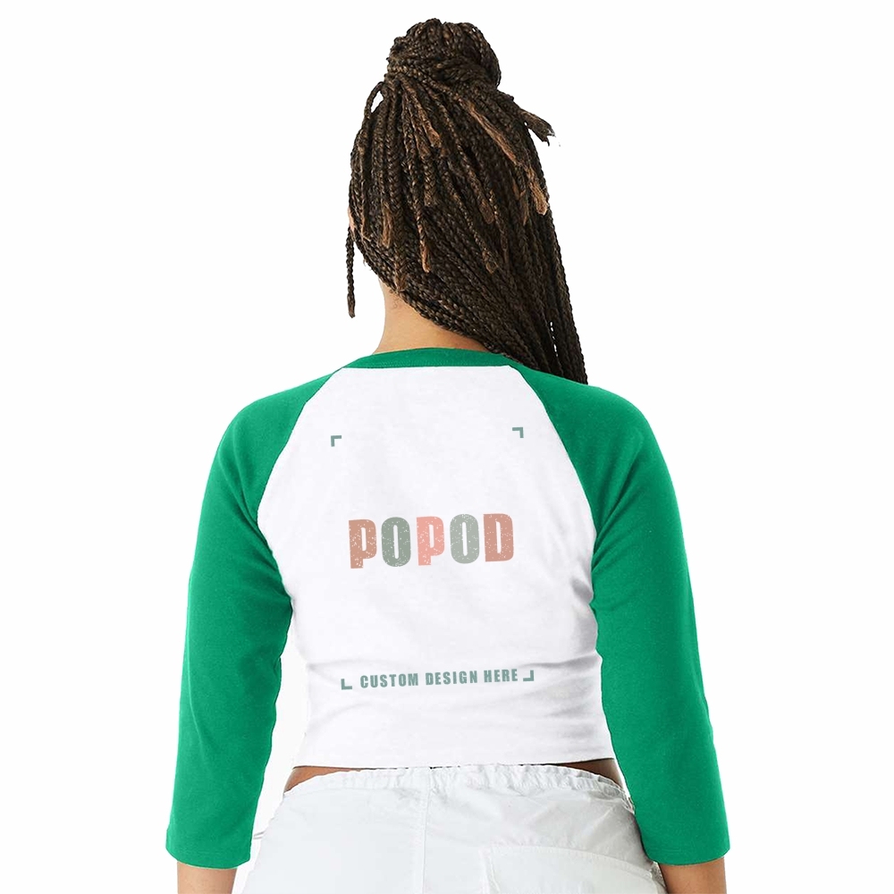 7 Colors Women's Micro Rib Patchwork Short Sleeve Tee PP1128