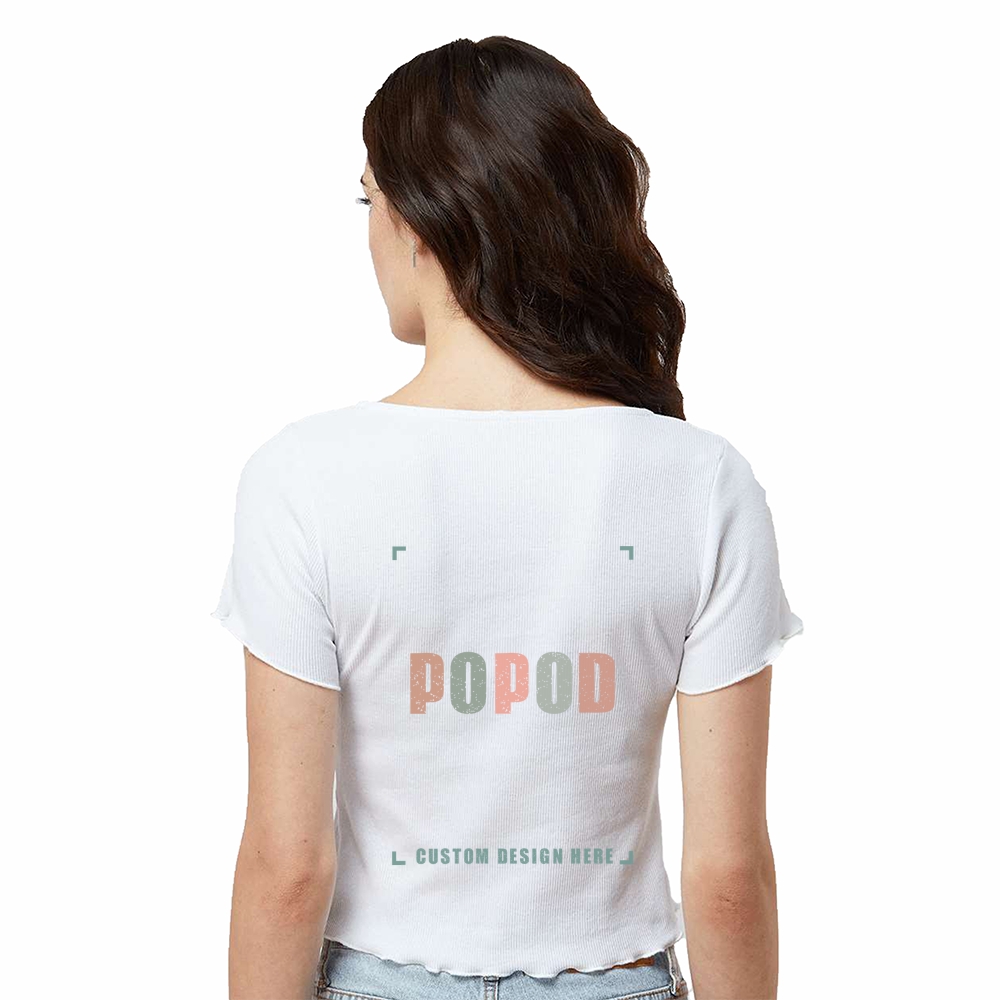 9 Colors Women's ribbed short sleeves PP1698