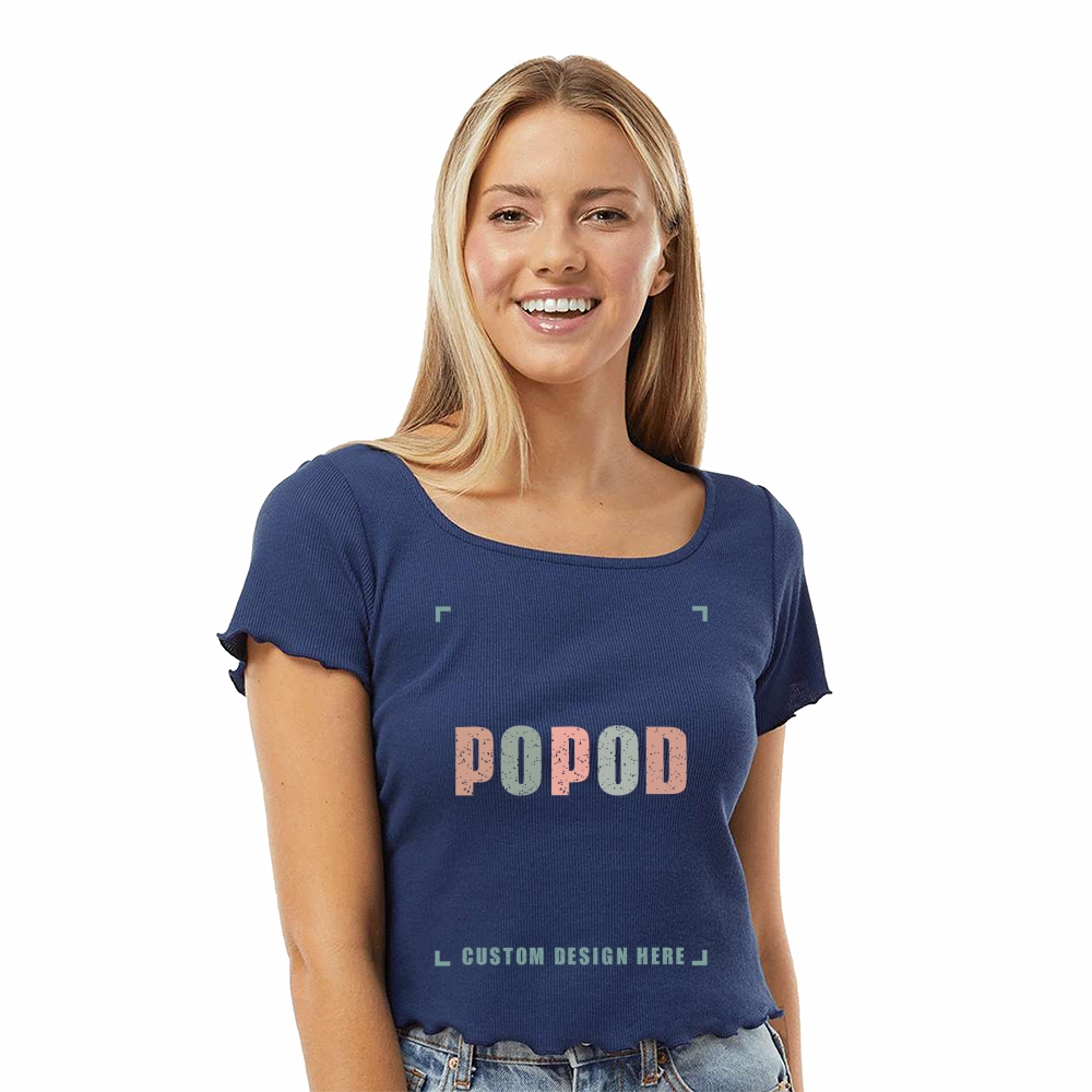 9 Colors Women's ribbed short sleeves PP1698