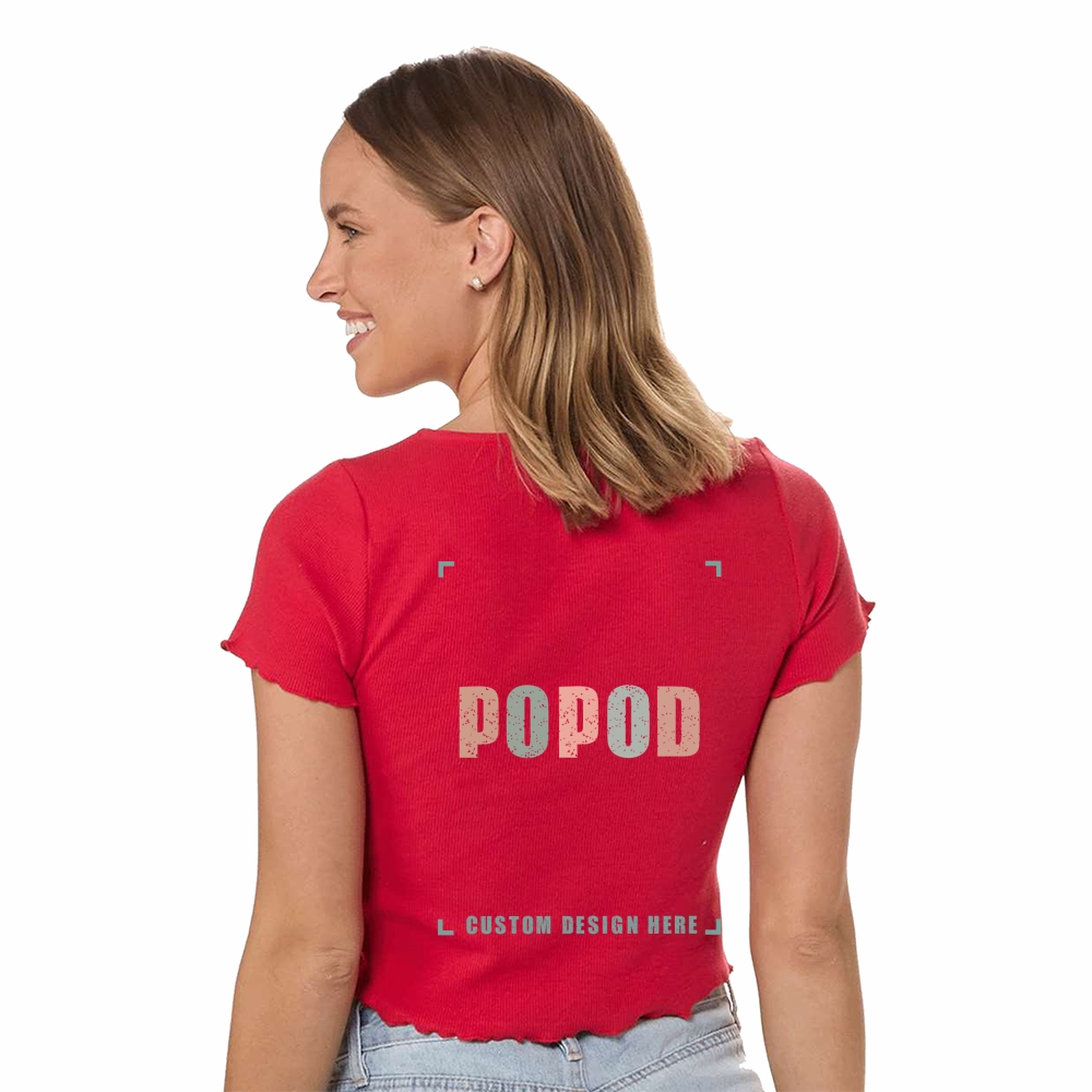 9 Colors Women's ribbed short sleeves PP1698