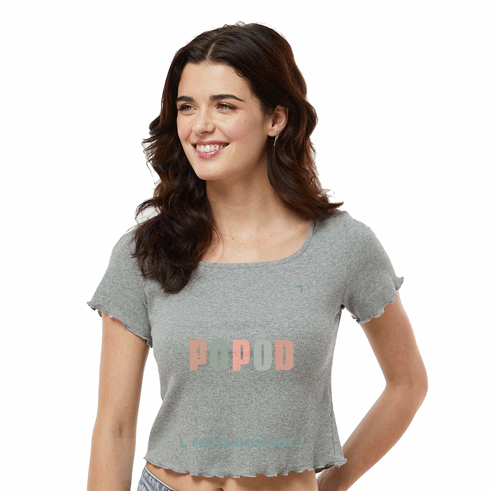 9 Colors Women's ribbed short sleeves PP1698