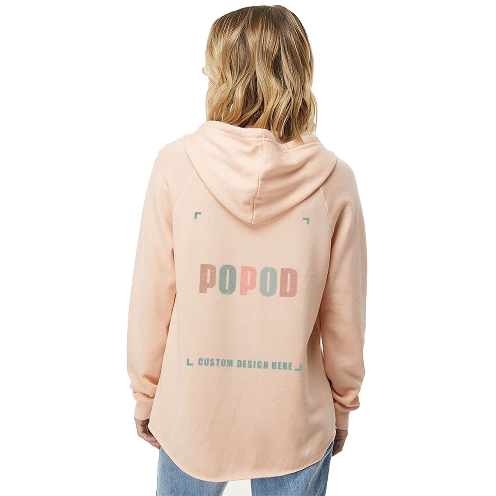 7 Colors  Women’s V-neck Hooded Sweatshirt PP4142